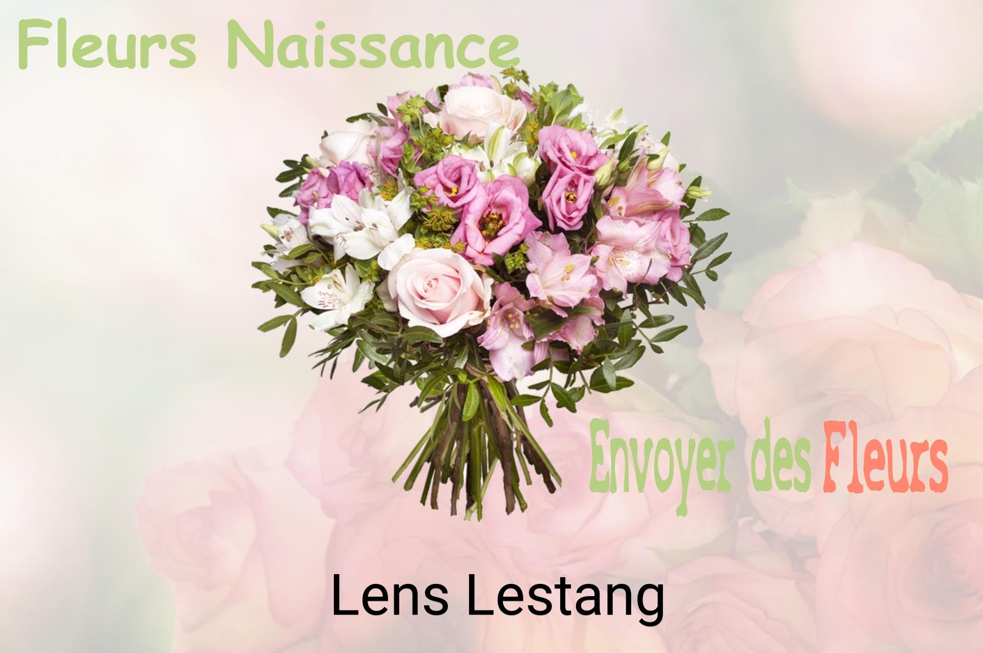 Bouquet de fleurs de naissance livré à Lens-Lestang